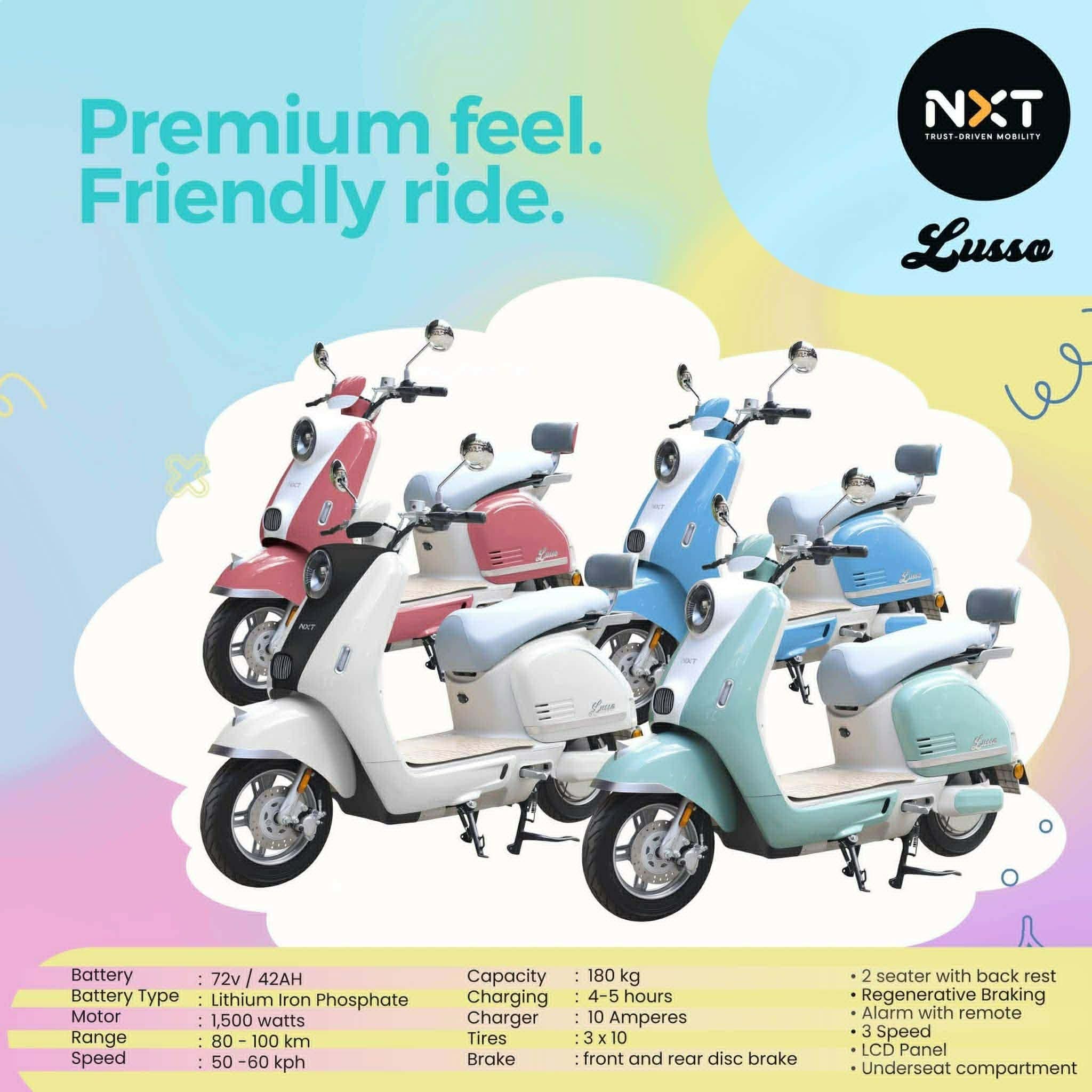 NXT Lusso electric scooter - Premium feel, Friendly ride
