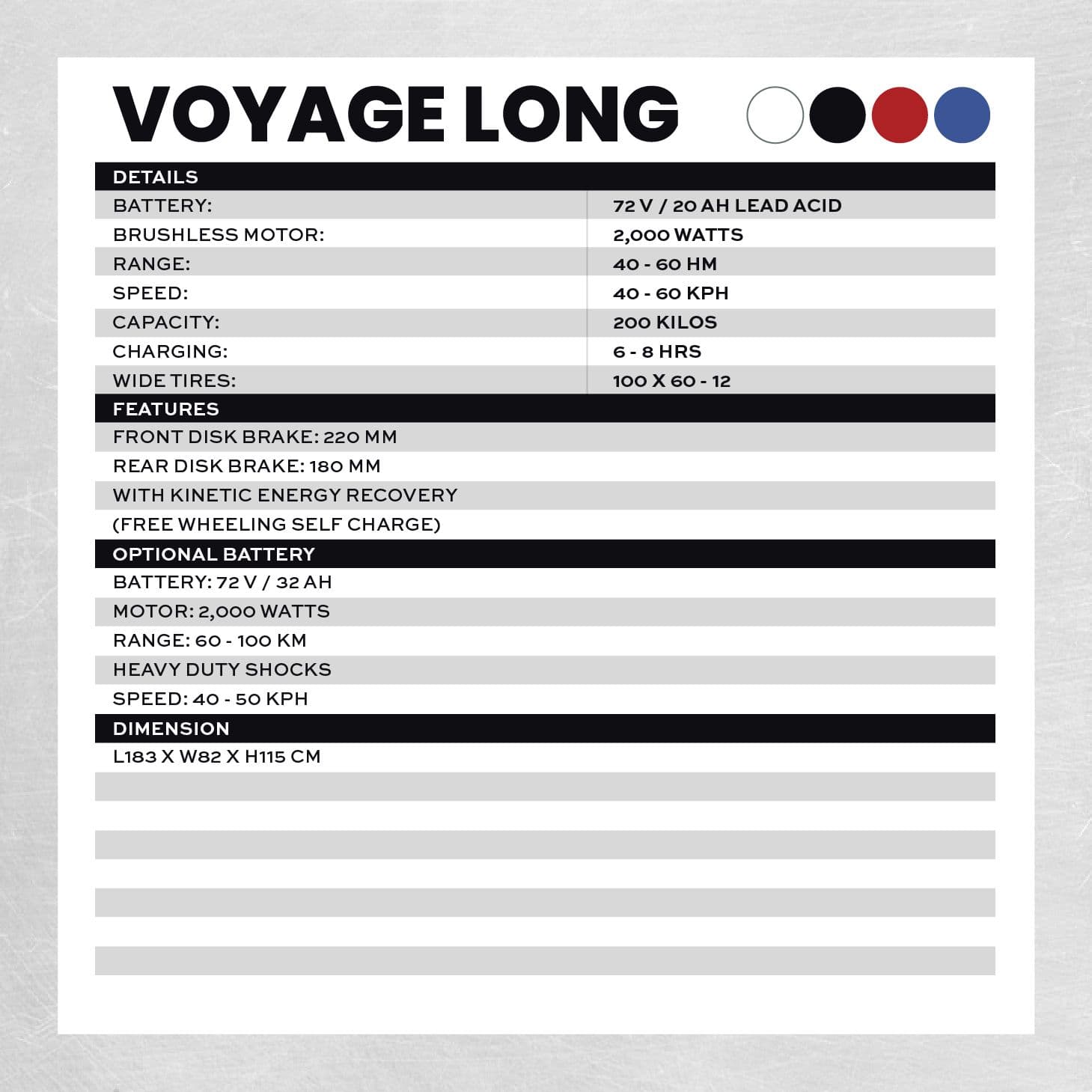 Voyage Long